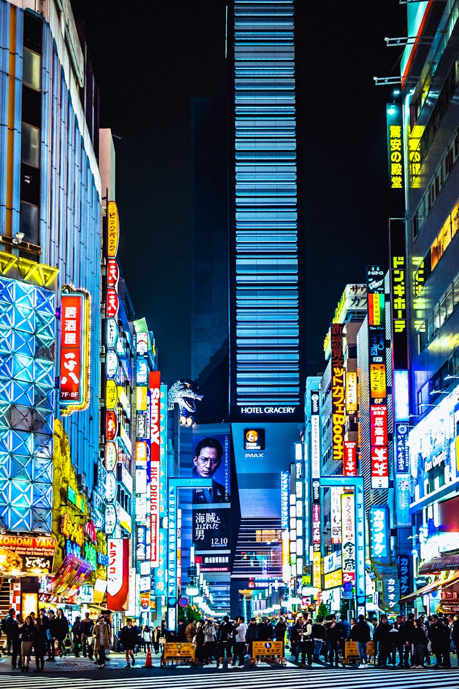 Tokyo streets at night
